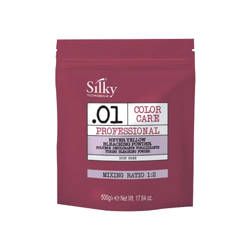 SILKY NEVER YELLOW BLEACHING POWDER